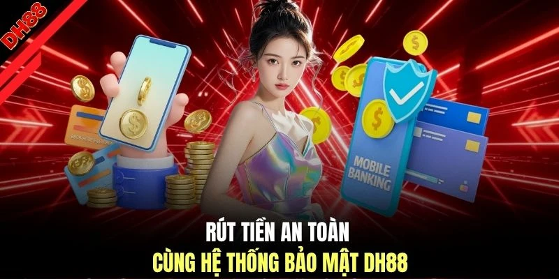Rút tiền an toàn cùng hệ thống bảo mật DH88